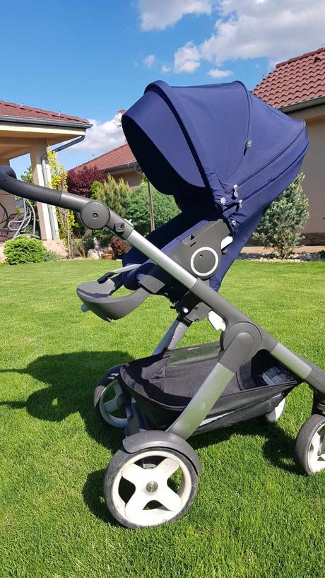 Športový kočík stokke trailz modrý, stokke,stokke trailz classic