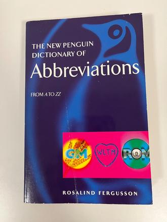 The new penguin dictionary of abbreviations, 