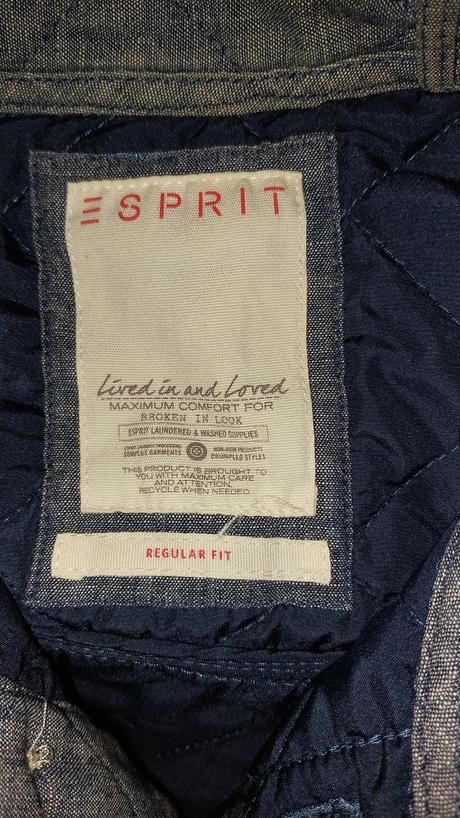 Prešívaná košeľová bunda zn. esprit, esprit,l