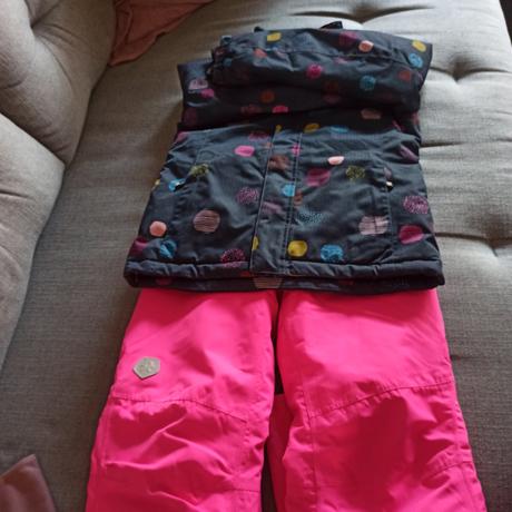 Bunda+oteplovačky zn. color kids, 140