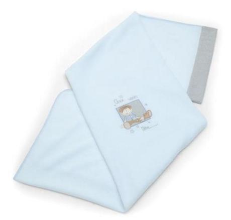 Mamas & papas vyšívaná flísová deka once upon a ti, 