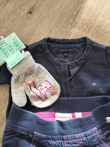 Svetrík, rukavičky plus podšité nohavice, 