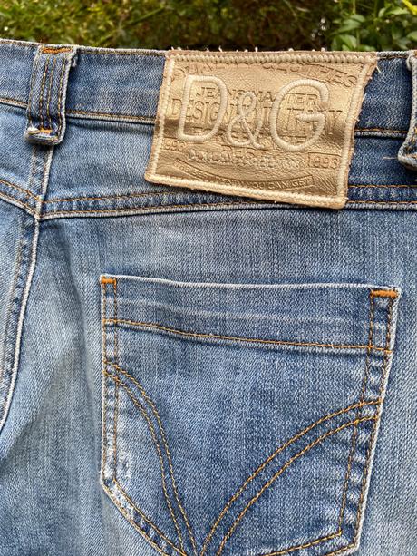 Modré kraťasy dolce&gabbana, s