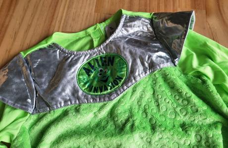 Karnevalový kostým alien invasion na 3-4 roky, 