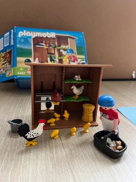 Playmobil kurník so sliepkami model 4492, 