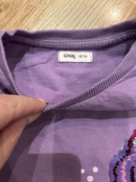 Mikinky fialové dievčenské, sinsay,140