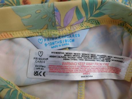 Plavky primark uv 40+, primark,80