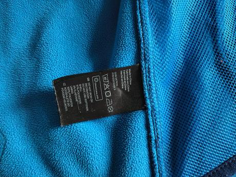 Tmavomodrá softshellová bunda 122, h&m,122