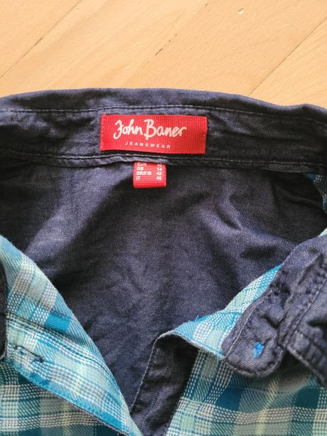 Modrá kockovaná košeľa, xl