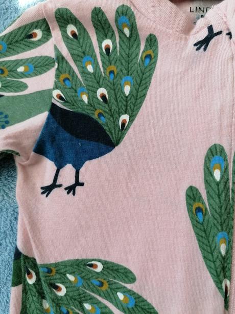 Pyžamka páv, dúha, ovocie, lindex,62