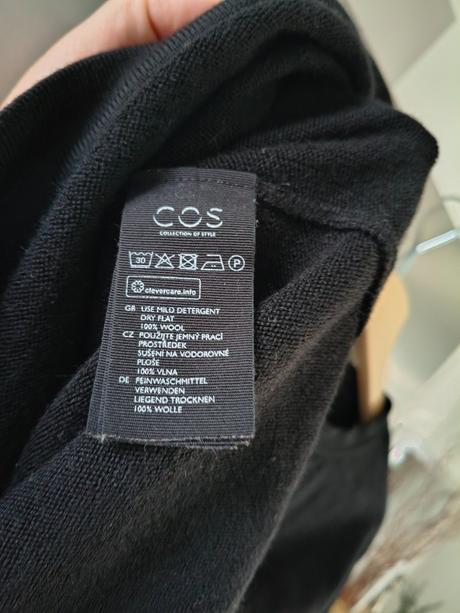 Cos vlnené svetrové šaty xs-s, cos,s