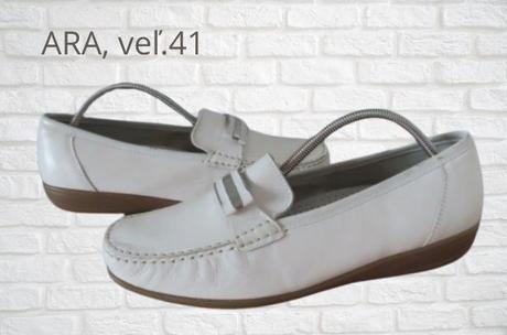 Kožené topánky ara, veľ.41, ara,41