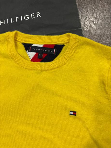 Tommy hilfiger frajersky svetrik č.116, tommy hilfiger,116