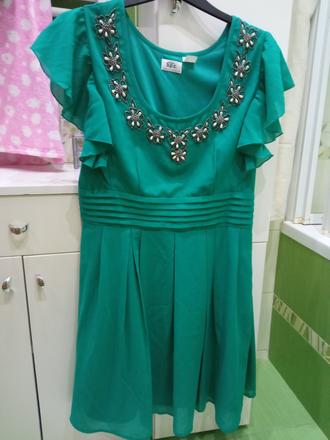 Elegantné smaragdovo zelené šaty, bonprix,xl