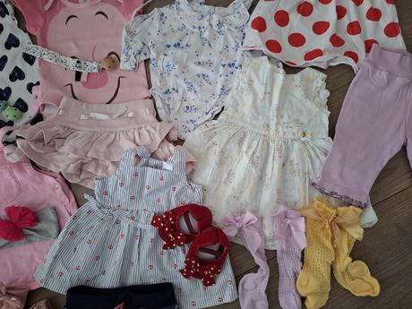 Letný balík pre dievčatko 0-3 mesiace, 50–62