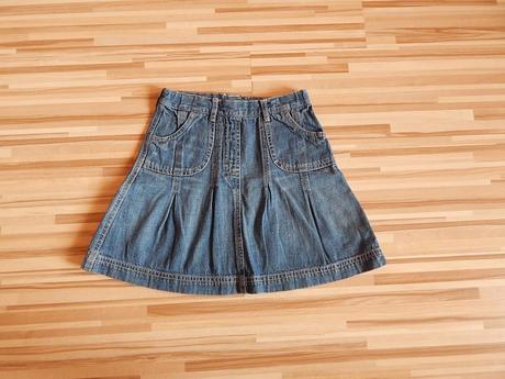 Riflová sukňa 110/116, lupilu,110