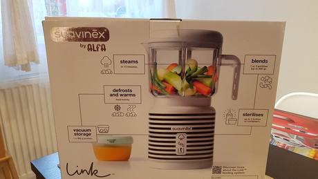 Parny varic a mixer suavinex + extra mixovacia,