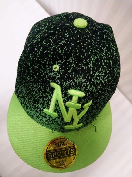 Šiltovka ny zeleno čierna, sports, 54 cm, 54