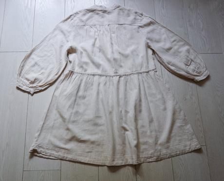 Ľanové šaty h&m linen blend, h&m,m