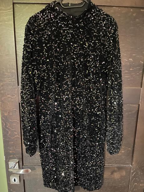 Flitrové šaty, reserved,xl