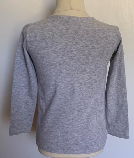 Ovs šedé tričko s aplikáciou, ovs,122