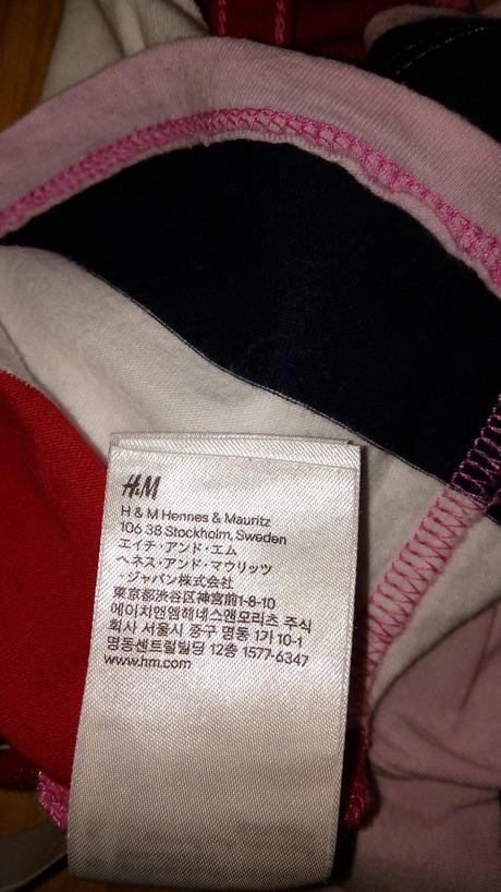 Tielko 110/116, h&m,110