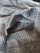 C 313sivé pončo, sveter  xxl  raz oblecene, xxl