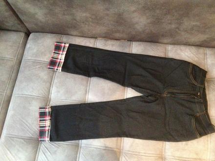 Trojštvrťové nohavice, 38