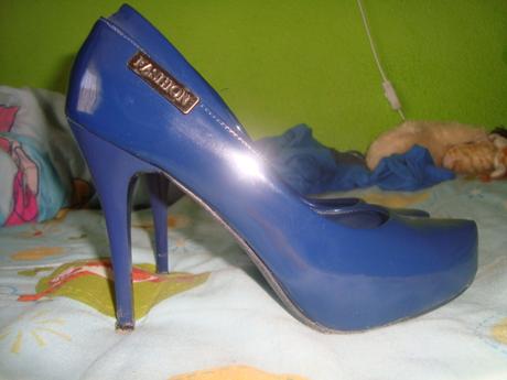 Modre lodicky - lace doll, 38