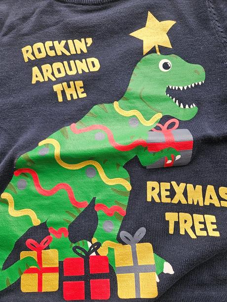 Chlapčenský tenký vianočný pulóver h&m,6-8r., h&m,122