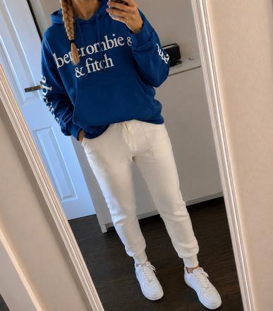 Modrá mikina, abercrombie&fitch,xs