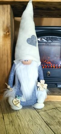 Trpaslík sedokremovy 65/70 cm,