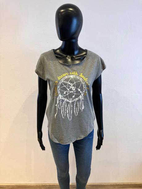 Dámske tričko s potlačou a nápisom soul cal (36), s