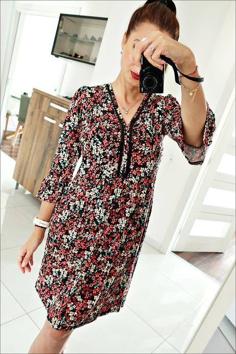 Kvetinové letné šaty, f&f,34