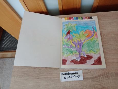 Maľovanie podľa čísel -dinosaury, 