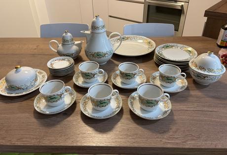 Porcelánová sada henneberg porzellan, 