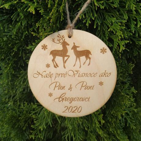 Vianočná guľa - naše prvé vianoce, 