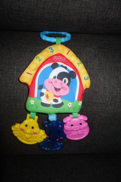 Fisher price závesná hračka zvieratká z farmy,