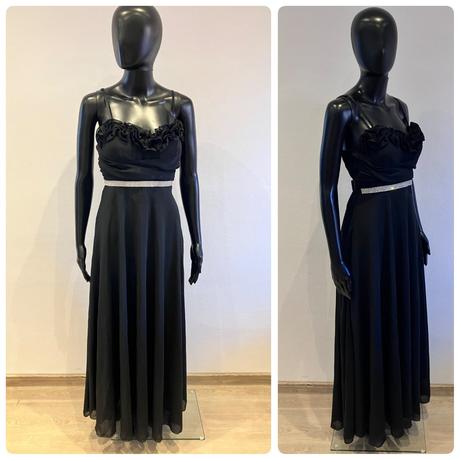 Dámske elegantné šaty s kamienkami, m