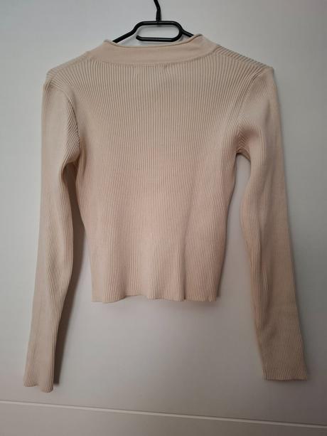 Rebrovaný top mochy, xs