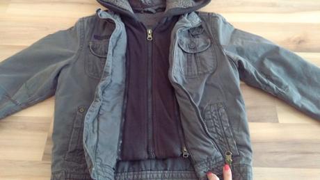 Zelená prechodná bundička na donosenie, 5-6r., palomino,116