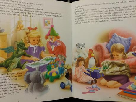 Prvé čítanie s veľký písmenami - hračky v škole .., 