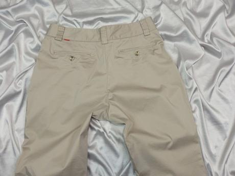 Luxusné béžové nohavice, 38