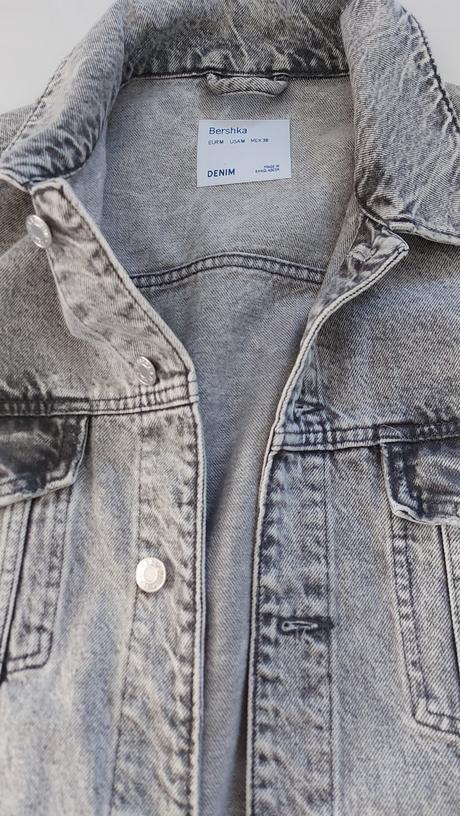 Riflová bunda, bershka,m