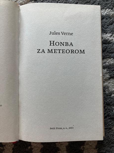 Honba za meteorom - jules verne, 