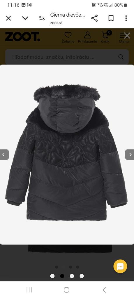 Zimna bunda predĺžená desigual 110/116, 5- 6 rokov, desigual,110