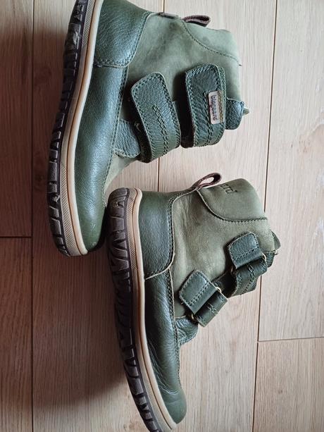 Detské kožené zateplené čižmy bisgaard, 30