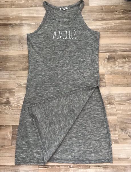 Predĺžené tričko šaty alebo tunika, m