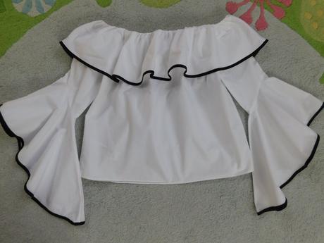 Blúzka zara basic s volánmi, zara,xs