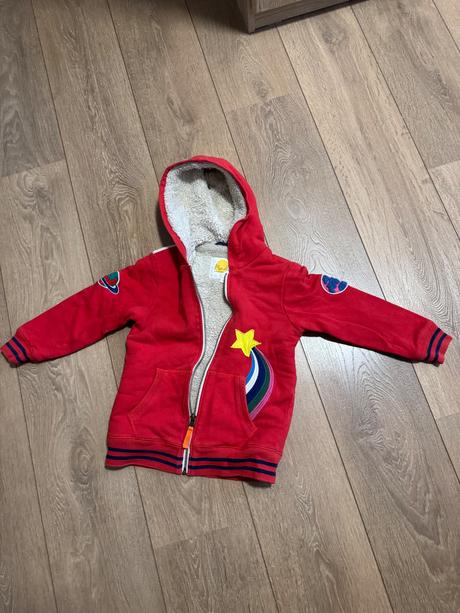 Zateplená mikina, mini boden,116